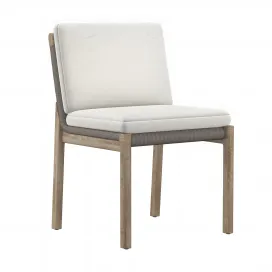 Mesa teak dining side chair